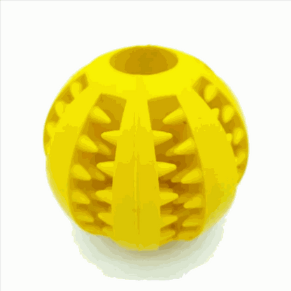 Interactive Rubber Slow Feeder Dog Ball