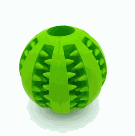 Interactive Rubber Slow Feeder Dog Ball