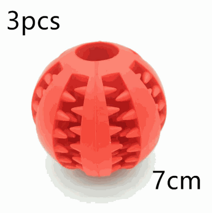 Interactive Rubber Slow Feeder Dog Ball