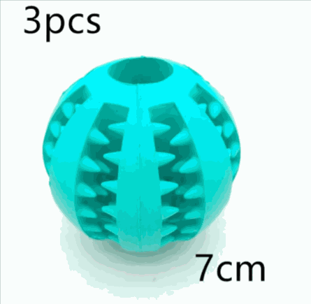 Interactive Rubber Slow Feeder Dog Ball