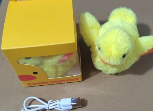 Plush Bird Pet Toy - Interactive Battery Toy