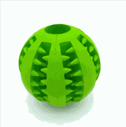 Interactive Rubber Slow Feeder Dog Ball