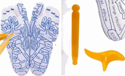Reflexology Socks with Massage Tool (One Set)