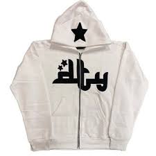 Star Printed Zip Up Hoodie – Soft Casual Pullover