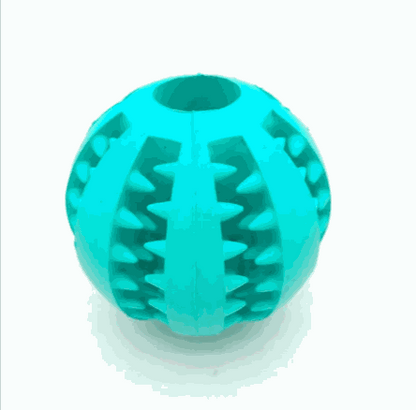 Interactive Rubber Slow Feeder Dog Ball