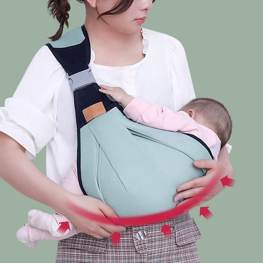 Shoulder Baby Carrier Sling Ergonomic Wrap for Newborns
