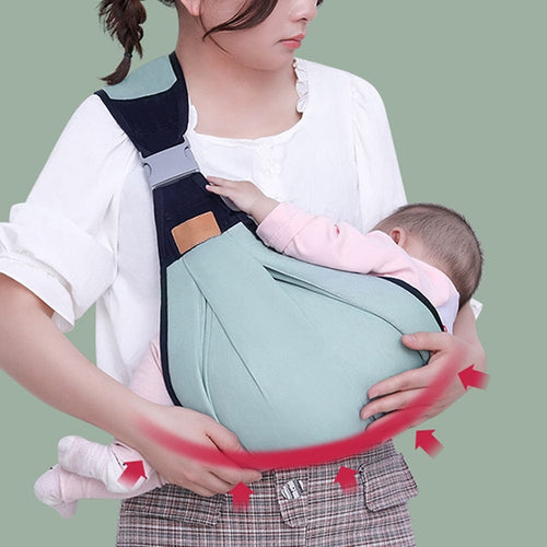 Shoulder Baby Carrier Sling Ergonomic Wrap for Newborns