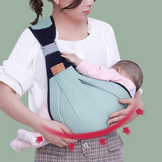 Shoulder Baby Carrier Sling Ergonomic Wrap for Newborns
