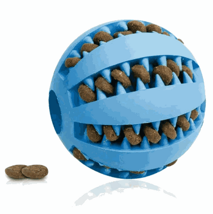 Interactive Rubber Slow Feeder Dog Ball