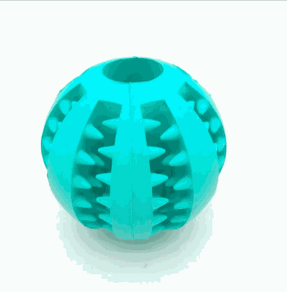 Interactive Rubber Slow Feeder Dog Ball