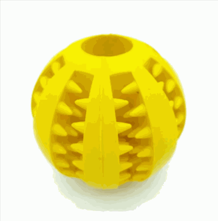 Interactive Rubber Slow Feeder Dog Ball
