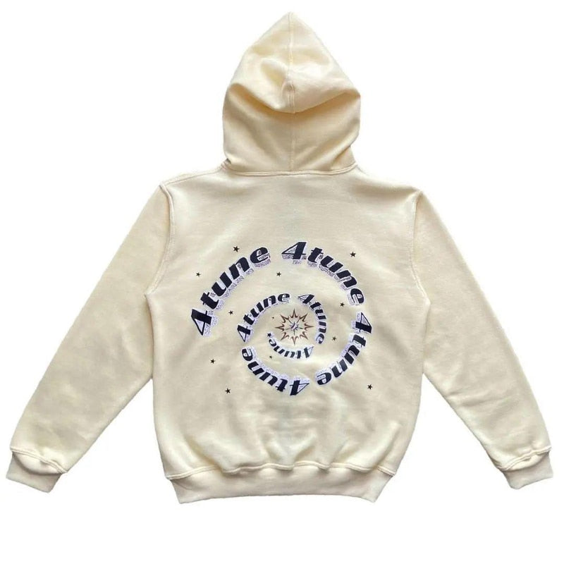 Star Printed Zip Up Hoodie – Soft Casual Pullover